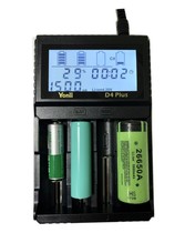 Qiling eohuok 4-slot multifunctional charger lithium battery Ni-MH nickel-chromium screen display D4 plus