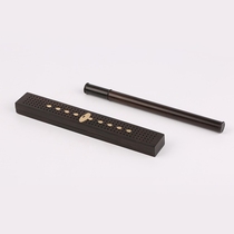 Purple sandalwood tube agarwood line incense box Incense burner Mahogany hollow incense box Lying incense burner Incense box Incense burner set
