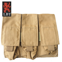 American-made original LBT 9010C triple bag Army fan tactical vest accessory kit Wolf brown accessory bag