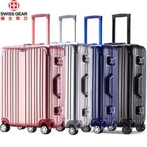 Swiss ultra-light thickened sports trolley case universal wheel 20 inch boarding suitcase male 24 female suitcase 28 inch