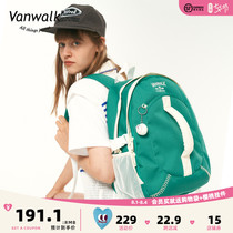 VANWALK BASEBALL SERIES AMERICAN RETRO WOMEN COLLEGE STUDENTSS JUNIOR HIGH SCHOOL LIGHT DOUBLE SHOULDER BAG Bag Lovers