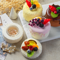 Simulation cake DIY Childrens handmade creative educational toys Cream food play set Material package Six one gift new