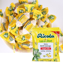 Spot Swiss imported Liquorice Lemon Mint throat Lozenges Sugar-free 342 grams of hard candy about 100 pieces