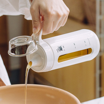 Tree can double layer oil pot good Peanut Seasoning Bottle Kitchen Thickened Oil Tank Glass Pot Household Oil Sauce Vinegar Pot leakproof