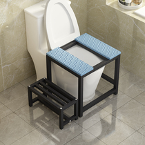 Squatting pit artifact toilet toilet sitting and changing to squatting toilet stool sitting squatting dual-purpose toilet