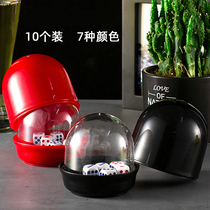 2022 new thickened sieve cup set bar with color cup dice creative hotel shake color dice cup