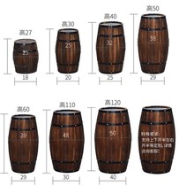 啤酒桶橡木桶葡萄酒桶木质红酒桶装饰摆件酒吧婚庆摄影道具