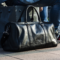 Travel Bag Mens Hand bag short trip travel luggage bag mens sports fitness bag large capacity duffel bag skin