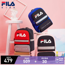 FILA KIDS FILA KIDS backpack bag 2021 new children primary school boys Boys Girls reflective strip schoolbag