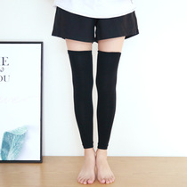 Autumn and winter straight knee socks Cotton womens socks Korean version of warm leg hedge over knee socks