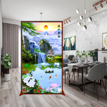 Chinese screen partition living room bedroom entrance entrance feng shui office bathroom blocking Buddha Hall simple seat screen