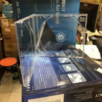 100g CD box thickened transparent super bright monolithic packaging CD DVD collection box storage box good quality