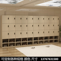 Gym Bath center locker with lock staff dormitory lockers school yoga dance studio wooden cabinets