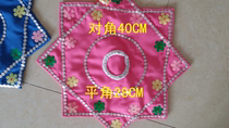2 self-produced and sold professional examination skills hemp yarn octagonal scarf dance northeast duo handkerchief