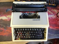 American underwood underwood vintage English mechanical retro students practice antique typewriter normal