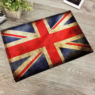 英国美国国旗地垫 复古米字旗地毯客厅沙发卧室卫生间吸水防滑垫