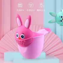 Baby shampoo cup baby bath small water Spoon bath shampoo cup play water scoop children water scoop shower plastic thick