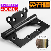 Primary-secondary hydraulic buffer hinge stainless steel invisible door hinge behind closed door automatic closing spring hinge with self-closure