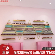 Nail oil gel Nail polish Nail art shelf Wrought iron cosmetics Wall display rack Storage rack storage rack