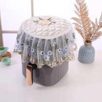Air fryer dust cover air fryer dust cover lace embroidery air fryer dust cover fabric kitchen