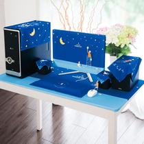 Cute fabric desktop integrated host computer cover LCD monitor dust cover fabric keyboard cover
