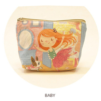 Cute Zero Wallet Coin Bag Girls Headphones Bag Korea Creative Cloth Art Card Bag Small Wallet Small Money Bag Key Bag