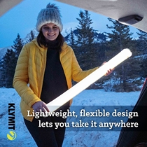 KLYMIT Tongan inflatable camping light Outdoor folding lamp Magnetic patch LED lighting tube USB powered flashlight tent light