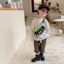 Handsome street dance childrens chest Bag Boy bag mini fashion 2021 New Net red girls coin wallet running bag tide