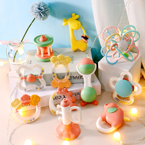 Aiduo Amy teether molar stick baby silicone can be boiled and bite the baby to eat the hand artifact to soothe the soft appetite period