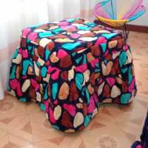 Length 70 width 70 height 65 flannel coral velvet pajamas fabric fire quilt double-sided velvet cotton thickened fire cover