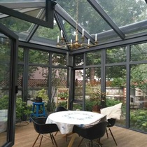 Laminated glass roof sun room