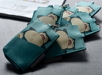 Fashion Cartoon Printed Multifunction Pearl Fish Leather PU Mini Long Case Screens Bag Key Package Document Bag 0 04
