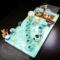Tea making Kung Fu tea set Household automatic integrated tea tray Living room simple office with high-end stone tea table