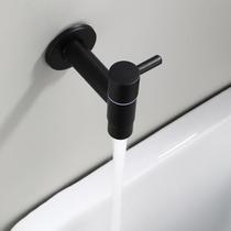 Black mop pool tap double with washing machine tap 304 stainless steel in-two out explosion-proof spray gun hose