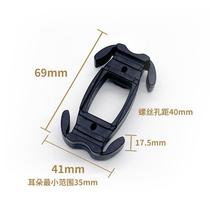 Toilet Door Lock Lock Core Lock Tongue Corner Code Fixed Base Glue Spacer Toilet Bathroom Aluminum Alloy Glass Door Accessories