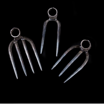 Iron rake gardening agricultural tools rake eight ring farm tools planting vegetables four tooth rake open wasteland