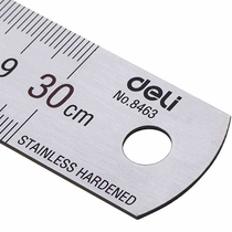 Steel Straight Stainless Steel Thickened Metal Ruler Cutting Scale 15cm 20cm 30cm