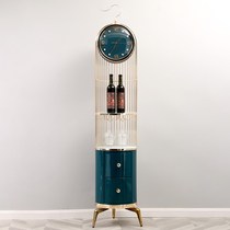 Modern light luxury floor clock cabinet living room home fashion European silent personality station ornaments Clock Clock Clock Clock