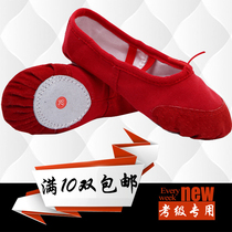 Adult childrens dance shoes cat claw shoes soft bottom Chinese dance baby dance shoes meat color girl ballet shoes practice