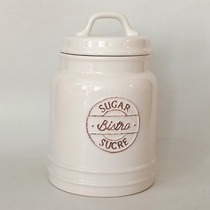 Foreign trade export retro relief Nordic ceramic coffee cans sugar cans tea cans simple household storage cans Miscellaneous grain jars