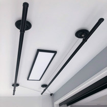 Black Clotheshorse Balcony Clotheshorse hand rocking double pole Lift Clotheshorse Indoor Thickened clotheshorse Non-stainless steel