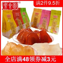 Beijing specialty imperial food garden jelly cool 500g Autumn pear fresh mango pulp pudding Japanese paper packaging snacks