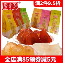 Beijing specialty Royal Food Garden jelly cool 500g Autumn pear cool mango meat pudding Japanese paper packaging snacks snacks
