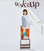 Brown acrylic back chair-2021 exhibition photography props tilt creative real scene card with Xiaoyu works
