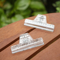 Taiwan made piano score clip music stationery transparent crystal note clip keyboard score holder clip