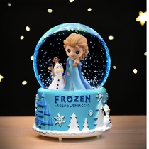 Rotating ballet girl dancing princess music box girl crystal ball music box children's lovely birthday gift