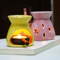 Aromatherapy candle Tota Shangxiang Tota ceramic small tray with handle candle tray