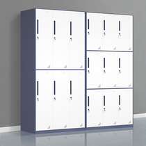 Steel staff dormitory iron locker gym locker with lock bathroom change wardrobe six-door storage cabinet