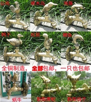 Brass Animal Taps Antique Garden Tap Art Courtyard Decoration Mop Pool Tap Creative Watering