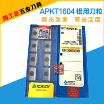 CNC Blade for Aluminum Blade Milling Blade APKT1604 High Speed Highlight Effect Aluminum Knife Disc AL-BAP400R